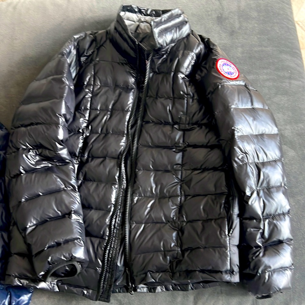Men’s black large, puffer Canadian goose coat